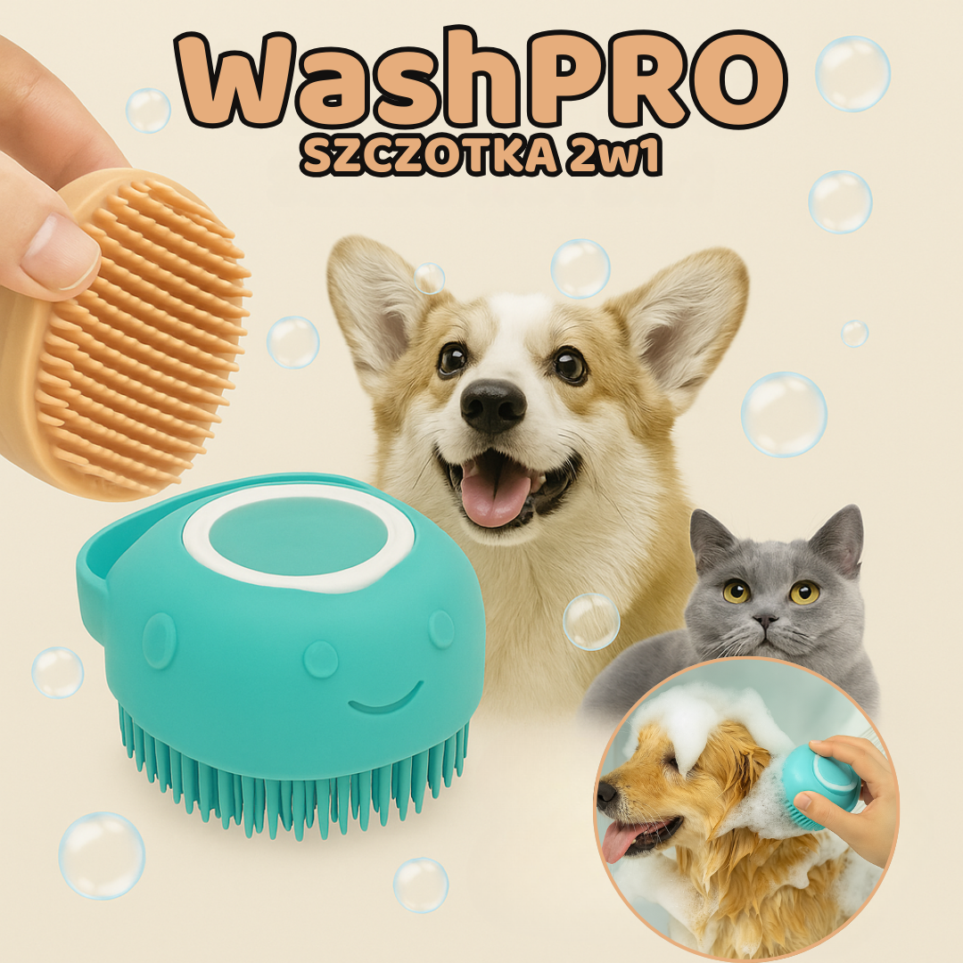 WashPRO - Szczotka do mycia z dozownikiem